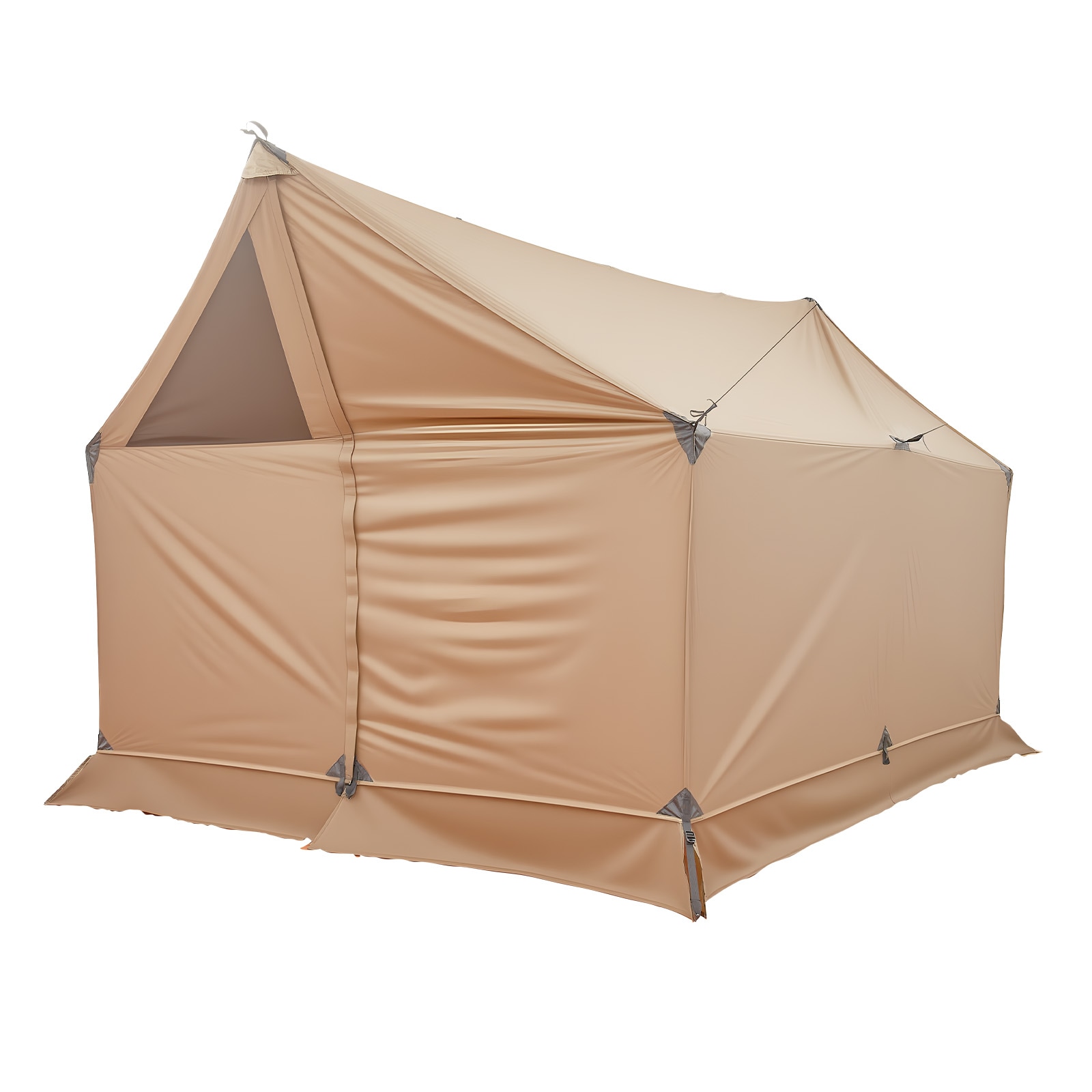 Cabin Hot Tent With Stove Jack Lightweight Waterproof 2 Persons Camping_voghion.com